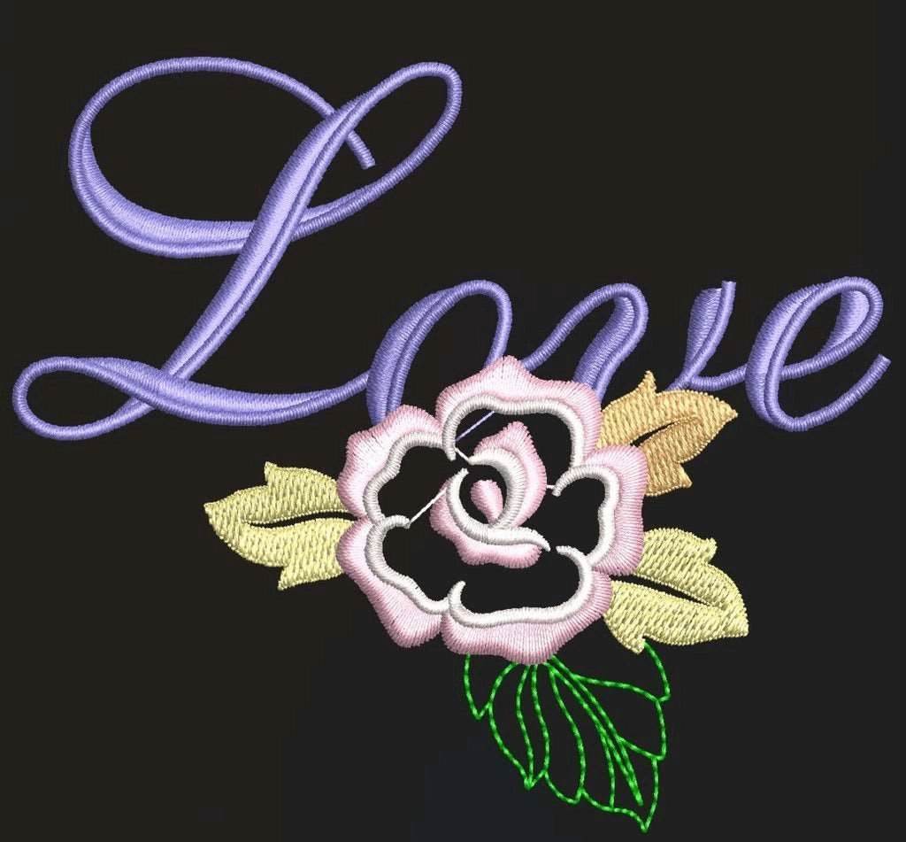 Roses Appliques: Embroidery Design Pack - Image 3