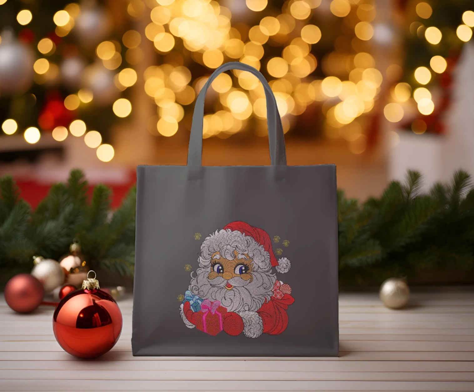Santa Claus Embroidery Design – Festive Christmas - Image 2