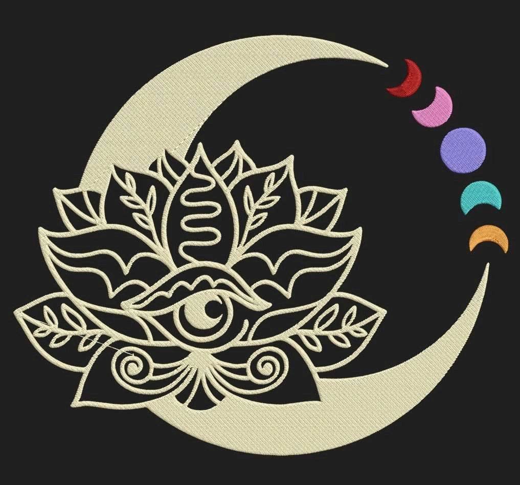Shine on Moon: Embroidery Design - Image 5