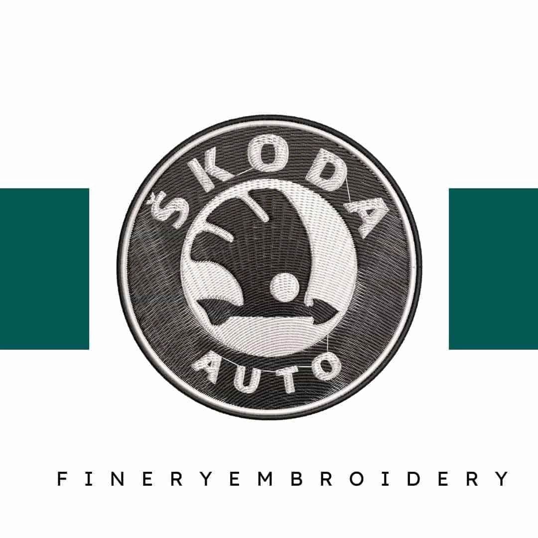 Skoda - Embroidery Design