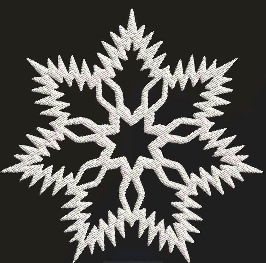 Snowflake Wonderland: Embroidery Design Pack - Image 10