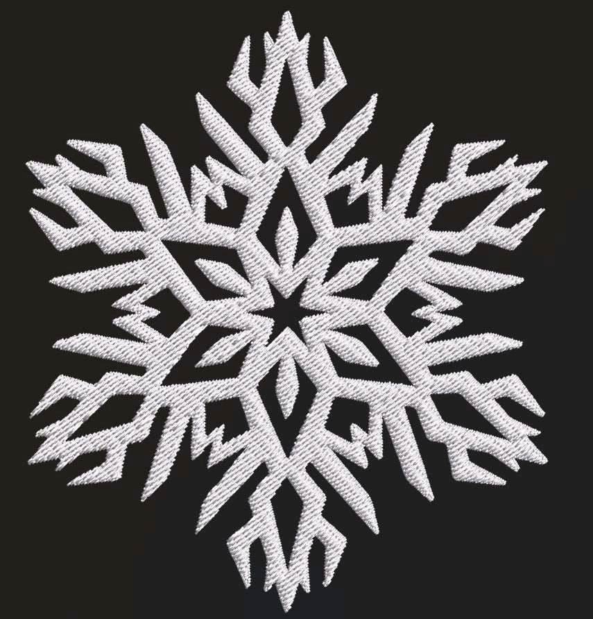Snowflake Wonderland: Embroidery Design Pack - Image 11