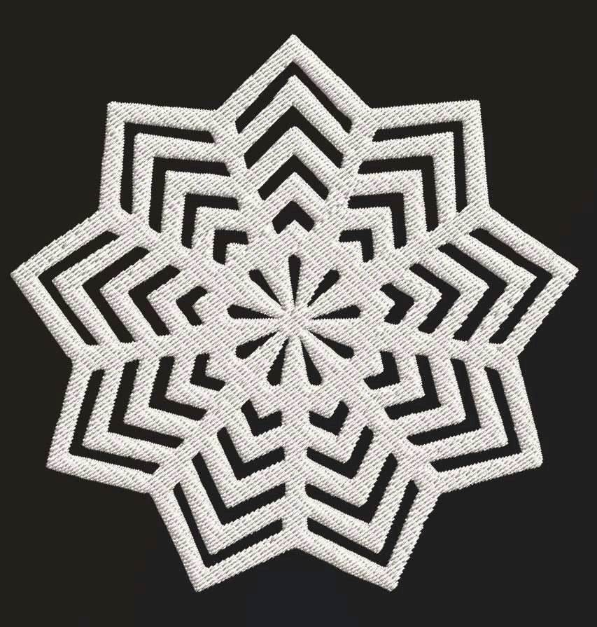 Snowflake Wonderland: Embroidery Design Pack - Image 13