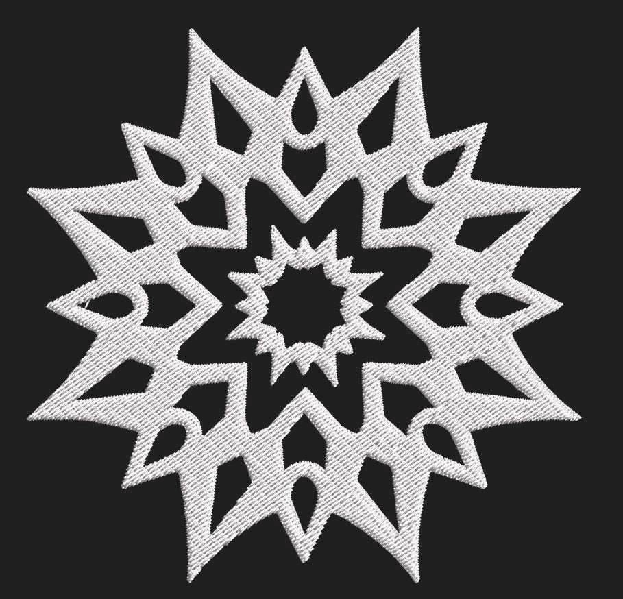 Snowflake Wonderland: Embroidery Design Pack - Image 14