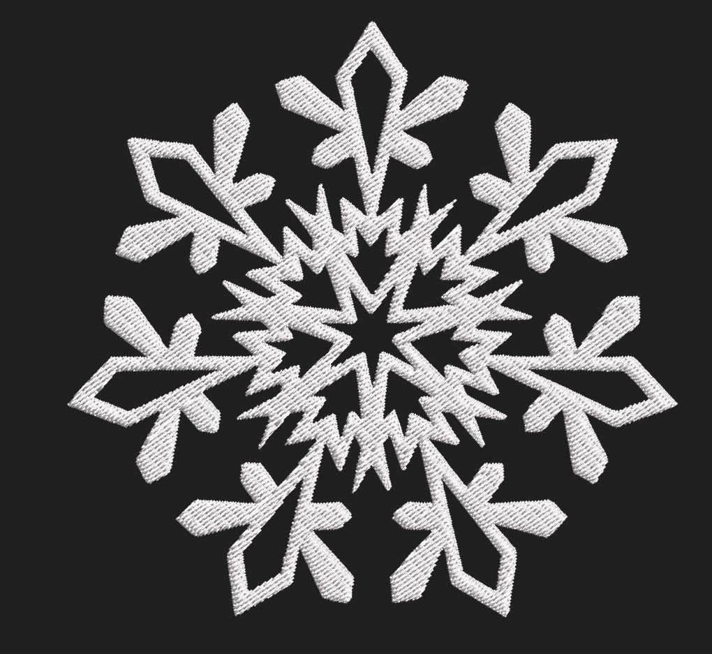 Snowflake Wonderland: Embroidery Design Pack - Image 5