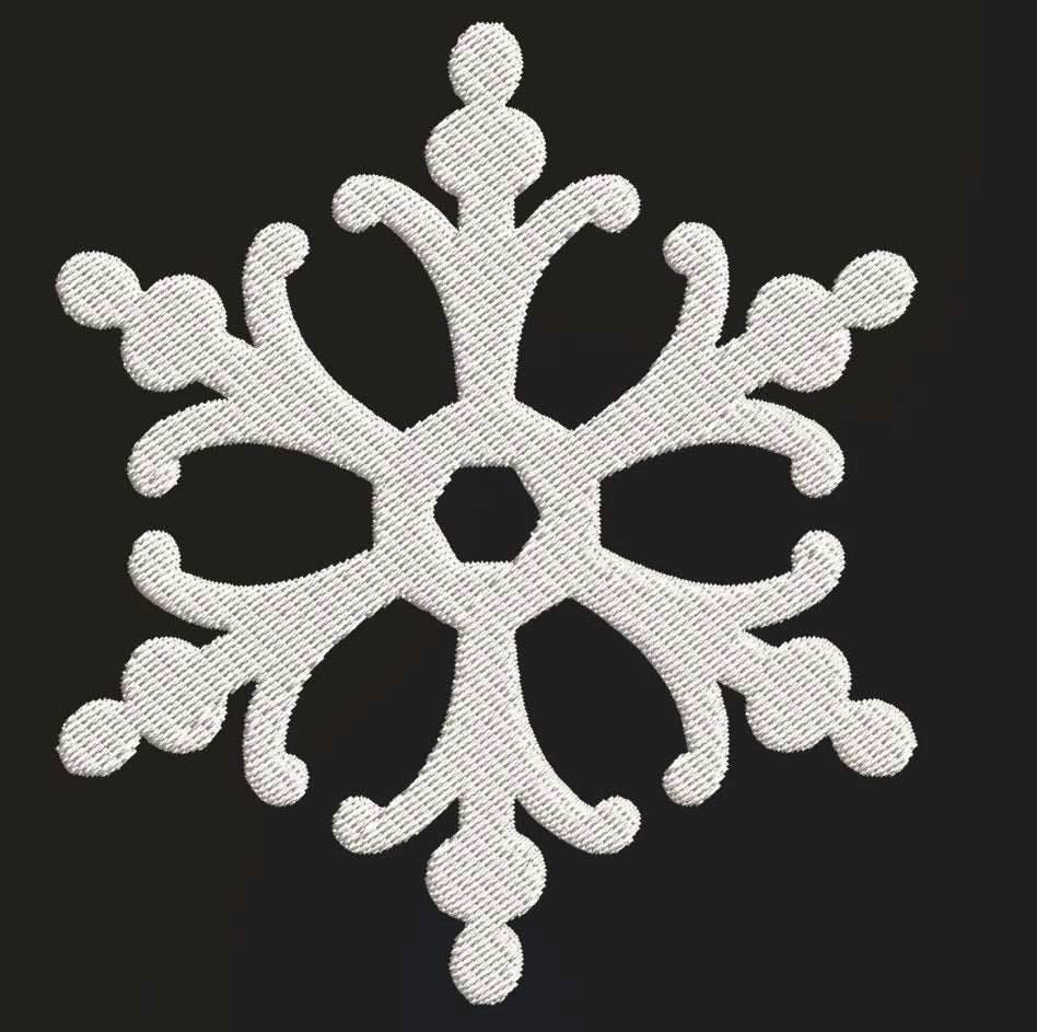 Snowflake Wonderland: Embroidery Design Pack - Image 7