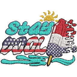 Stay-Cool-America-Ice-Cream - Embroidery Design - Image 2