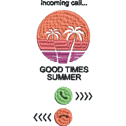 Summertime-the-Summer-is-Calling - Embroidery Design - Image 2