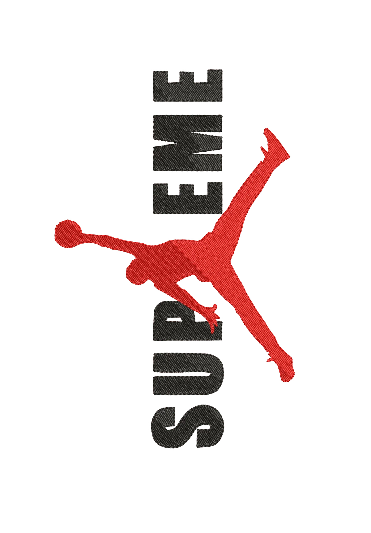 Supreme Jordan Basketball - Embroidery Design - Image 2