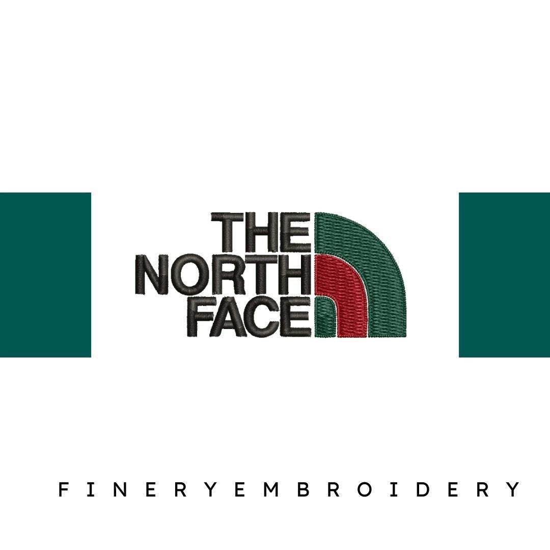The North Face Red - Embroidery Design