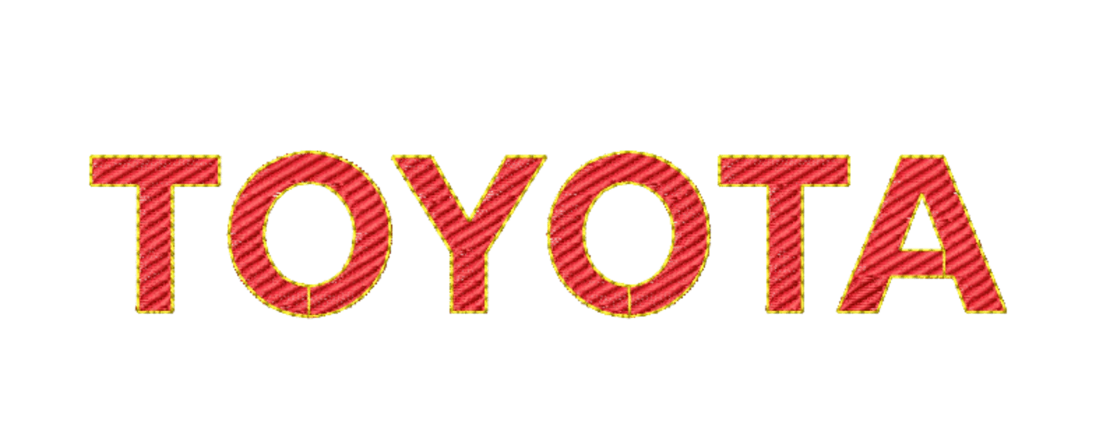 Toyota 4 - Embroidery Design - Image 2