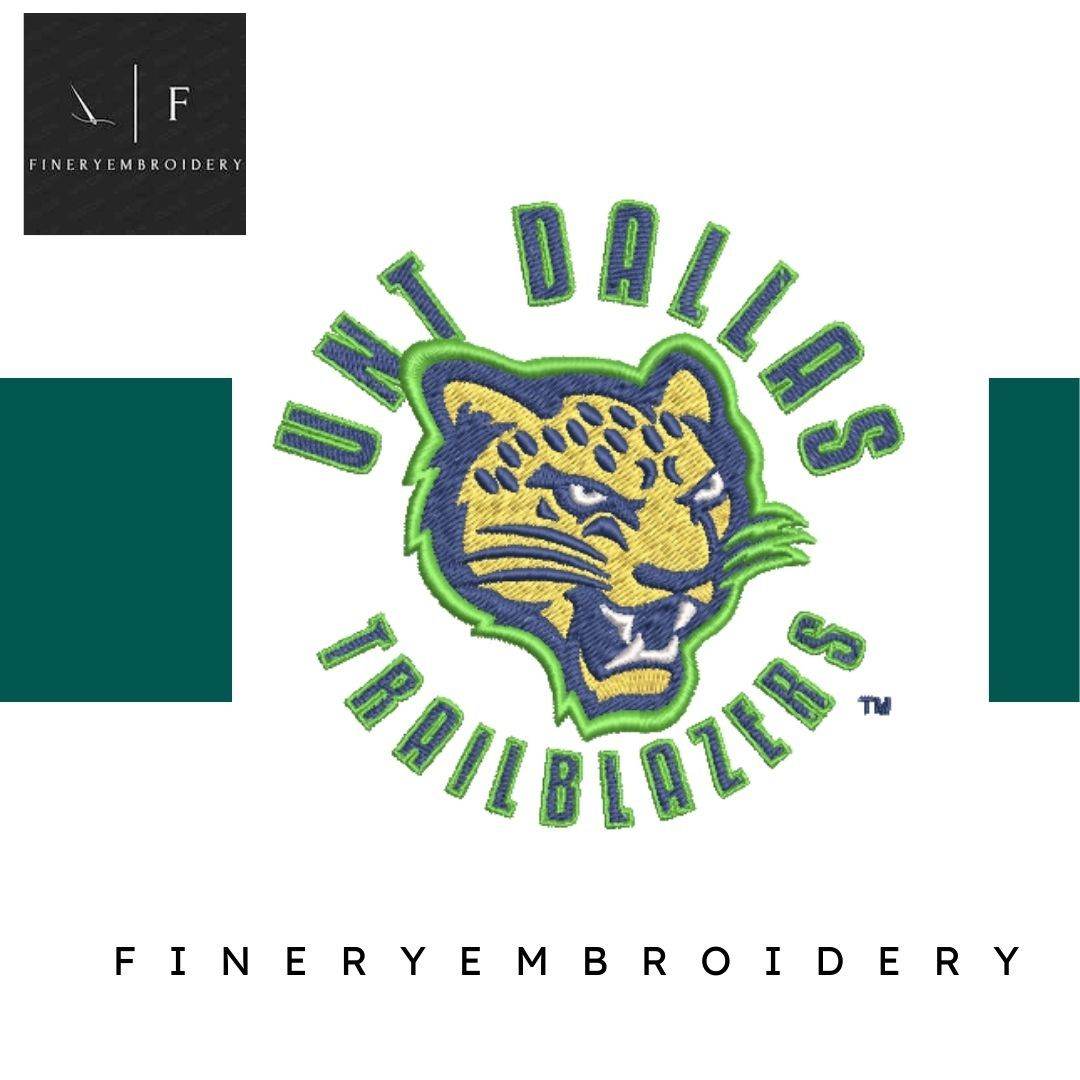 UNT Dallas Trailblazers Spirit Mark - Embroidery Design - Image 6