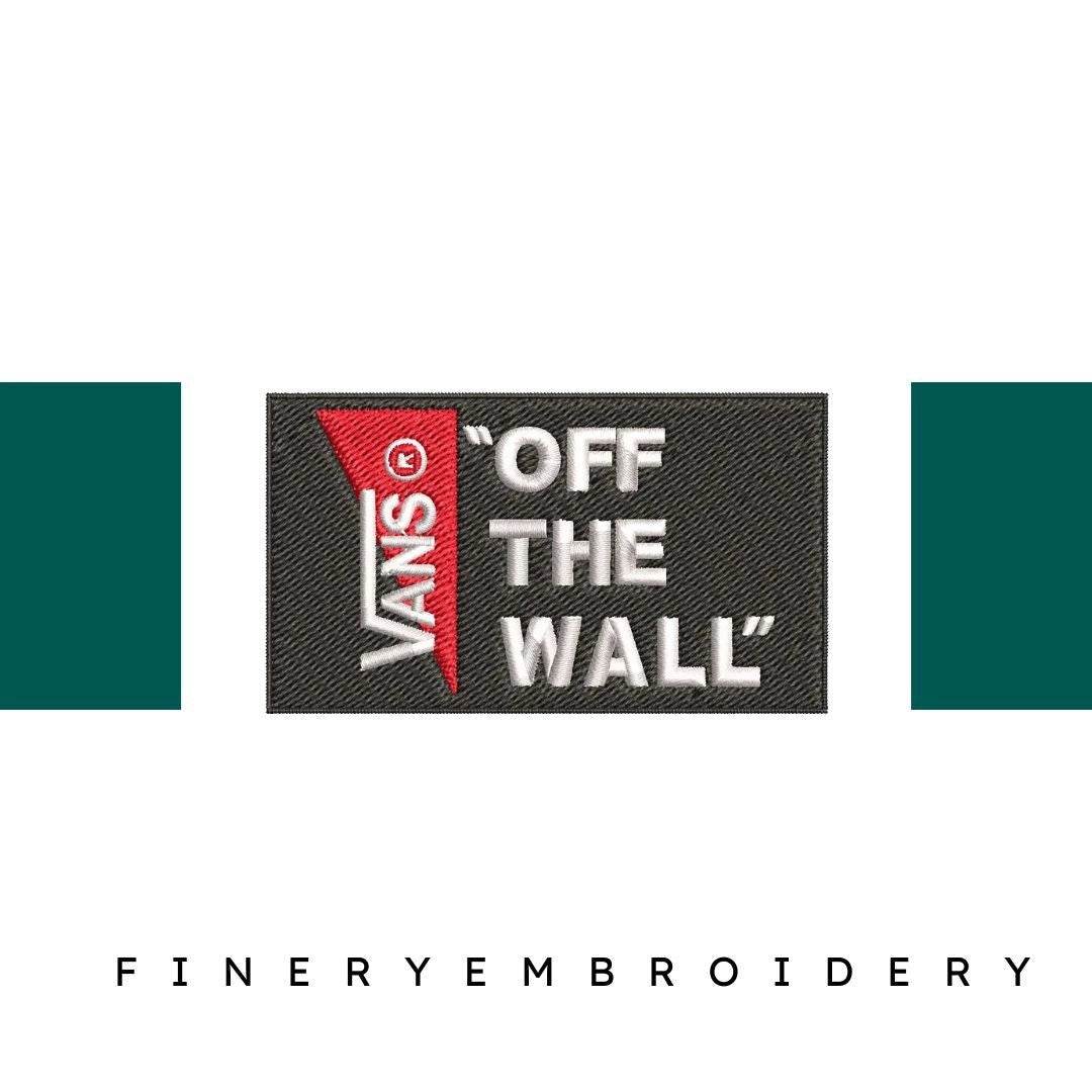 Vans Off The Wall logo - Embroidery Design