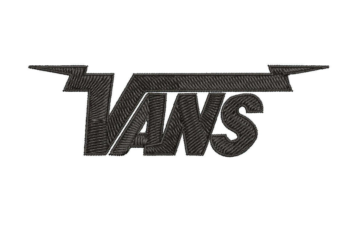 Vans round classic logo - Embroidery Design - Image 2