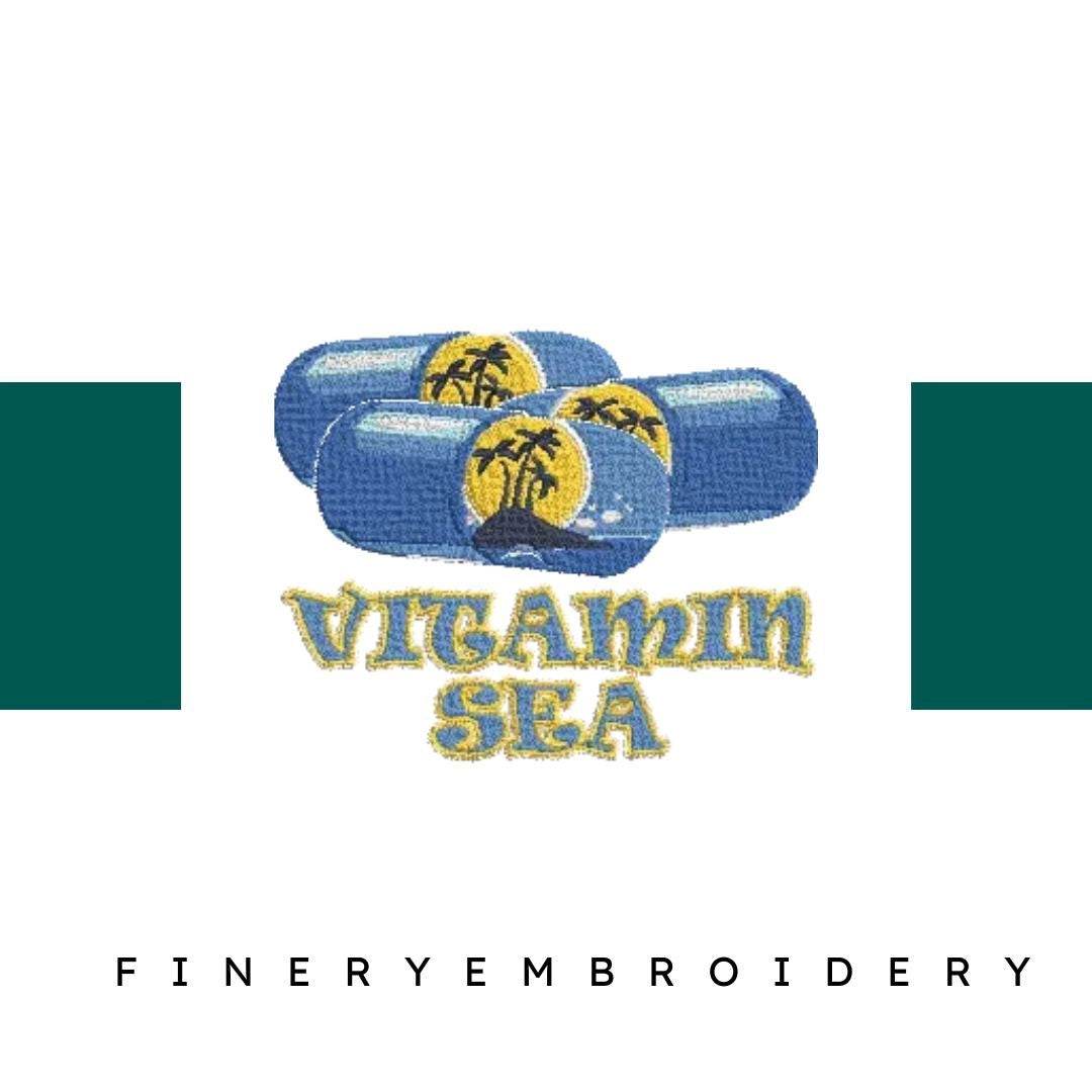 Vitamin-Sea-Ocean - Embroidery Design