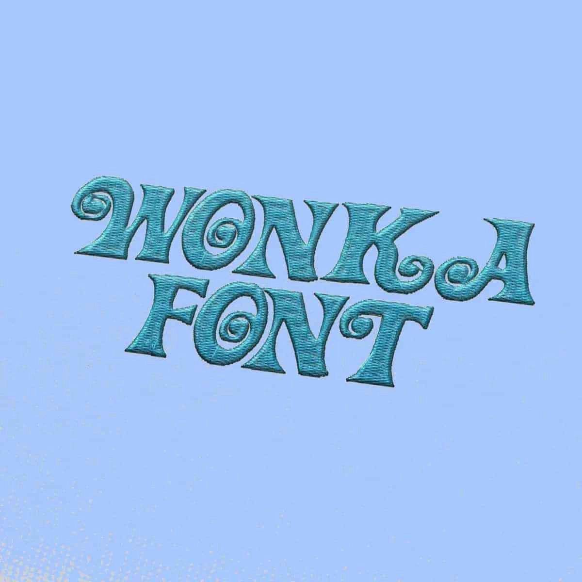 Wonka Embroidery alphabet Font Set - Image 2