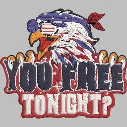 You-Free-Tonight-USA-Eagle - Embroidery Design - Image 2